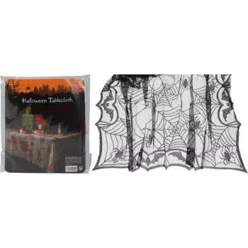   (Halloween) Asztalterítő Pókhálós 132*178cm 348900230 (12/#)