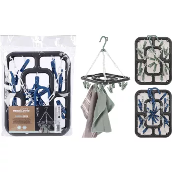 Ruhaszárító Szögletes 18 Csipeszes 836204720 (12/#)