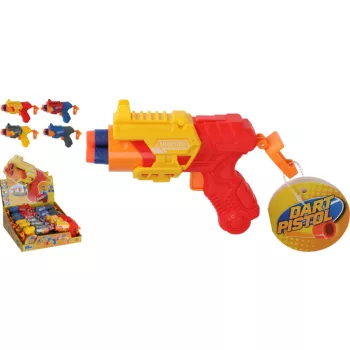   Szivacs Lövedék Kilövő Pisztoly 14.5cm S34938630 (12/gy_36/#)