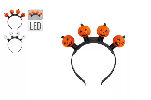 (Halloween) Fejpánt LED 491663490 (12/gy_24/#)