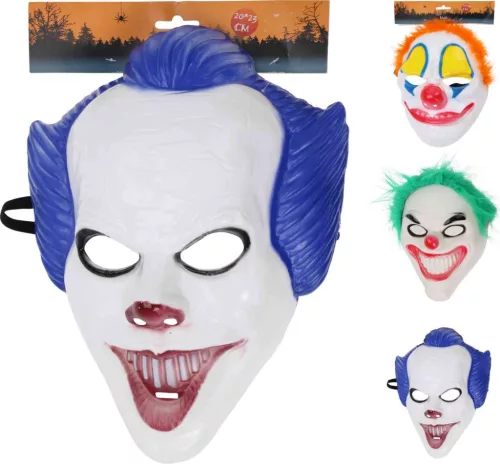 (Halloween) Bohóc Álarc 23.5*18*7cm 491663500 (12/gy_48/#)