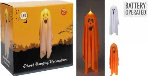 (Halloween) Szellem Dekoráció LED 90cm 491663270 (12/#)