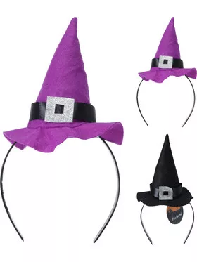 (Halloween) Boszorkánykalapos Fejpánt 348900780 (12/gy_48/#)
