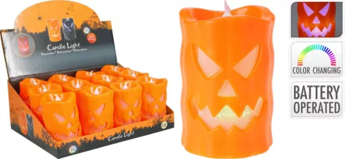 (Halloween) Gyertya LED 9cm 348900910 (12/gy_48/#)
