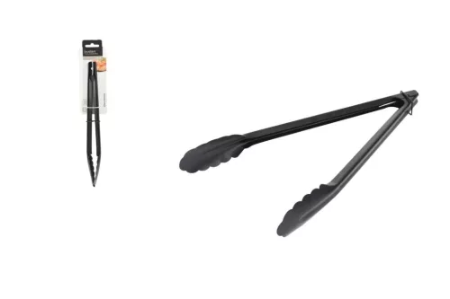 Ételfogó Csipesz Fém Fekete 34cm 404003010 (12/gy_48/#)