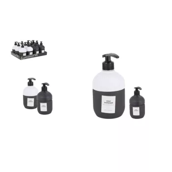 Dozator de sapun Sticla Alb Negru 014000090