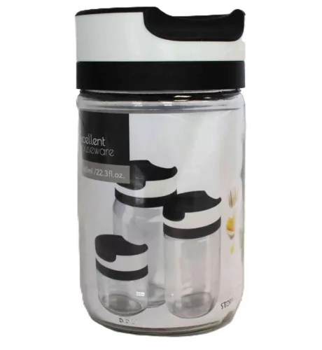 Tároló Üveg 660ml 010000650 (24/#)
