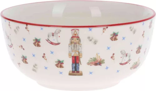 (Karácsony) Tál Porcelán Diótörő Dekoros 500ml DN1900840 (6/gy_24/#)