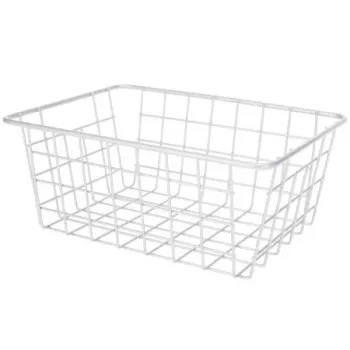 Tárolókosár Fém 24*18*10cm C80653540 (12/gy_24/#)