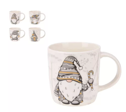(Karácsony) Bögre Porcelán Törpés 370ml Q75991050 (12/gy_36/#)