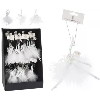   (Karácsony) Függő Dekoráció Balerina 15*10cm CAA812300 (48/#)