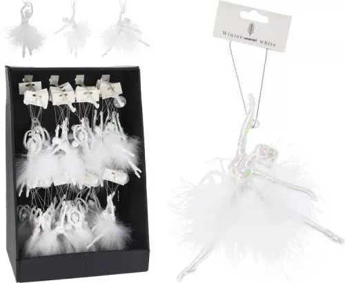 (Karácsony) Függő Dekoráció Balerina 15*10cm CAA812300 (48/#)