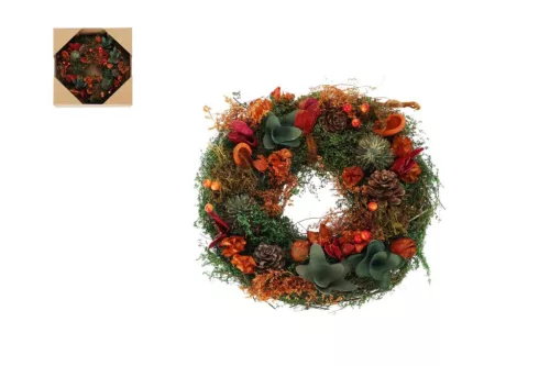 Őszi Koszorú Dekoráció 23cm YZB008720 (24/#)