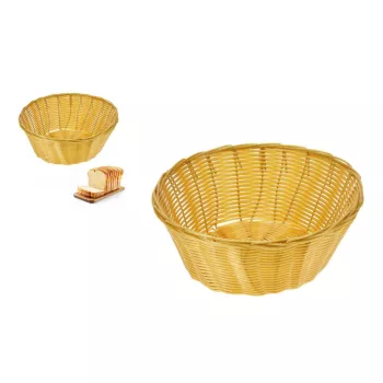   Kenyérkosár Fonott Műanyag 24*H10cm CY5657040 (12/gy_48/#)