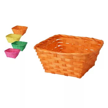 Kosár Bambusz Színes 21*21*10cm ATV100020 (48/#)