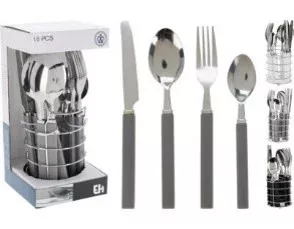 Evőeszköz Készlet 16 Darabos Tartóval CC4100970 (12/#)