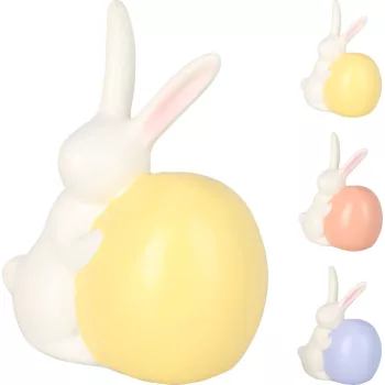 (Húsvét) Nyuszi Figura 12cm APF807390 (12/gy_24/#)
