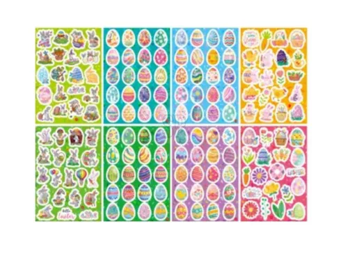 (Húsvét) Matrica 16.8*12.6cm (4 Lap) 110750770 (12/gy_144/#)