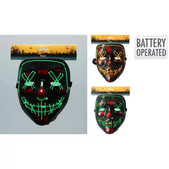 (Halloween) Maszk LED 20*16.5*8cm 491663630 (12/gy_48/#)