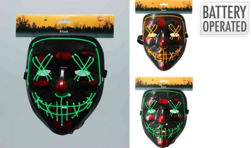 (Halloween) Maszk LED 20*16.5*8cm 491663630 (12/gy_48/#)