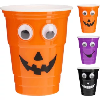 (Halloween) Pohár Műanyag Dekoros 491663680 (12/gy_48/#)