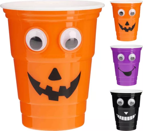 (Halloween) Pohár Műanyag Dekoros 491663680 (12/gy_48/#)