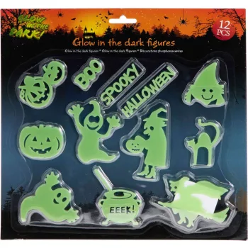   (Halloween) Sötétben Világító Figura 12 Darabos 491663850 (24/gy_48/#)