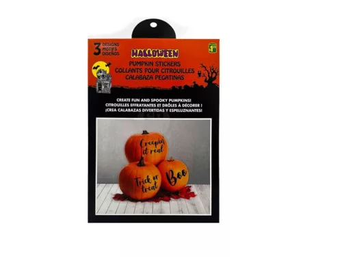 (Halloween) Tök Matrica 3 Darabos 14,7*21cm 141900040 (24/gy_96/#)