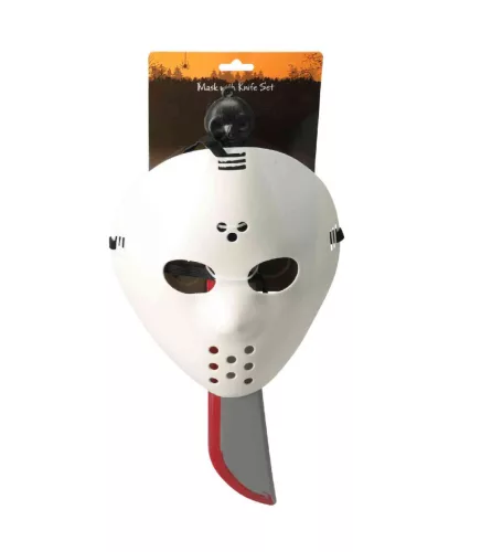 (Halloween) Álarc + Kés 348901440 (24/#)