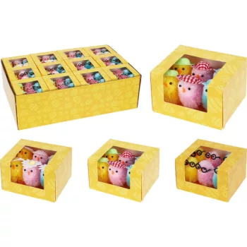 Csibe Zsenília 5cm 6 Darabos CK1000120 (24/gy_48/#)