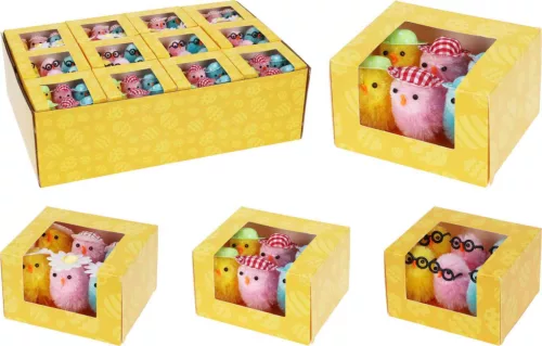 Csibe Zsenília 5cm 6 Darabos CK1000120 (24/gy_48/#)