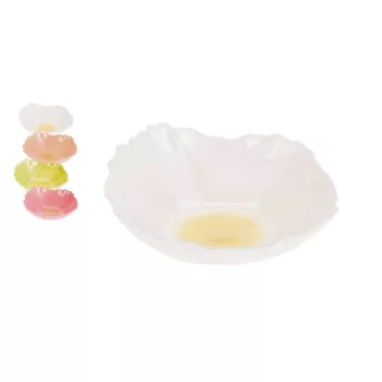 Tányér Üveg Virágos 15cm 044400410 (16/#)