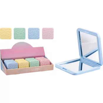 Sminktükör Színes 7,5*7,5*H13mm CP8501880 (24/gy_72/#)