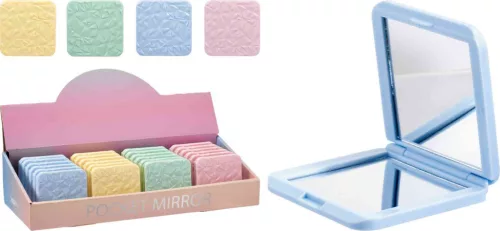 Sminktükör Színes 7,5*7,5*H13mm CP8501880 (24/gy_72/#)