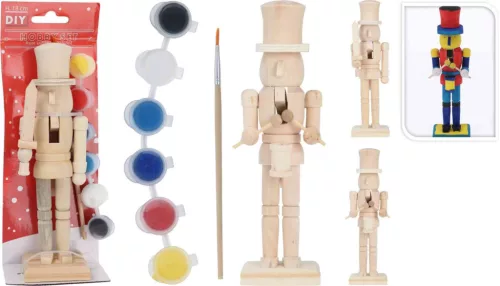 (Karácsony) Diótörő Festhető 18cm AAE203600 (12/#)