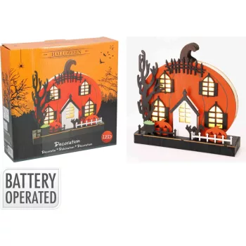 (Halloween) Tök Dekoráció 22cm AX5800560 (12/gy_24/#)