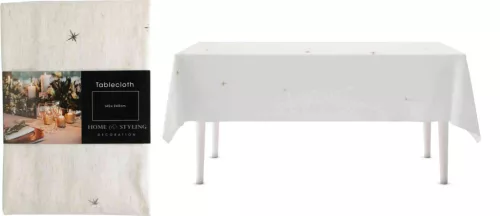 (Karácsony) Asztalterítő Arany Dekor 140*240cm 767652050 (12/#)