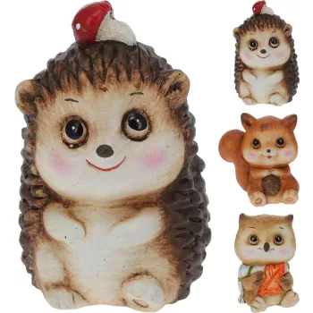 Állatfigura 8cm (Bagoly, Mókus, Süni) APF540550