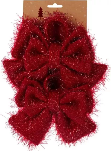(Karácsony) Masni Dekoráció 18*20cm 2 Darabos AWR413610 (12/gy_36/#)