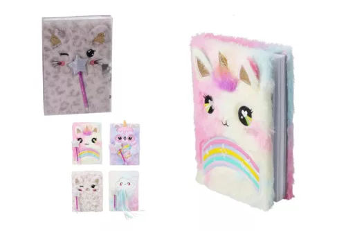 Jegyzetfüzet A5 + Toll Plüss Vegyes Dekoros 111000000 (8/gy_24/#)