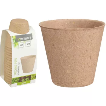   Ültető Cserép Kerek Papírrostból 6*5.5cm 16 Darabos CE9000010 (24/#)