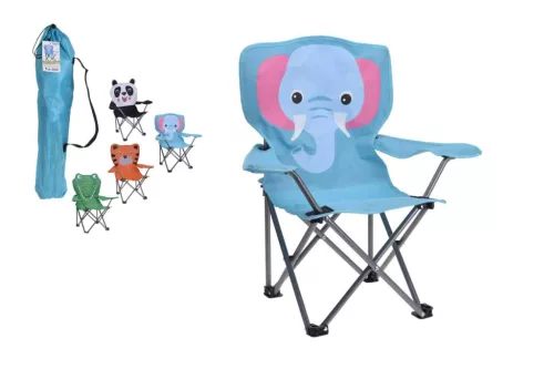 Kempingszék Gyerekeknek Összecsukható Háttámlával és Pohártartóval eng-565/FC7000030 (8/#)