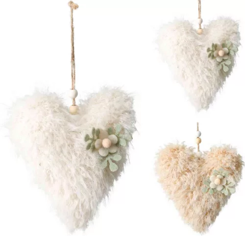 Függő Dekoráció Szív 13*4*14cm GR8001210 (12/gy_48/#)