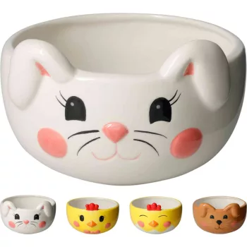   Tál Porcelán Állat Dekoros 13*12,6*8,3cm PLX000600 (8/gy_32/#)