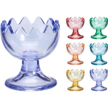   Tojástartó Pohár Üveg Színes 5,3*6cm HC7432000 (24/gy_48/#)