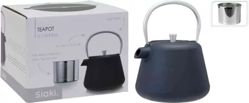 Teakanna Fém Szürke 1 Literes C82000040 (6/#)