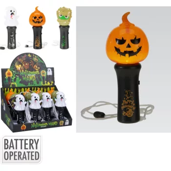 (Halloween) Dekoráció LED 13cm S31900040 (12/gy_48/#)