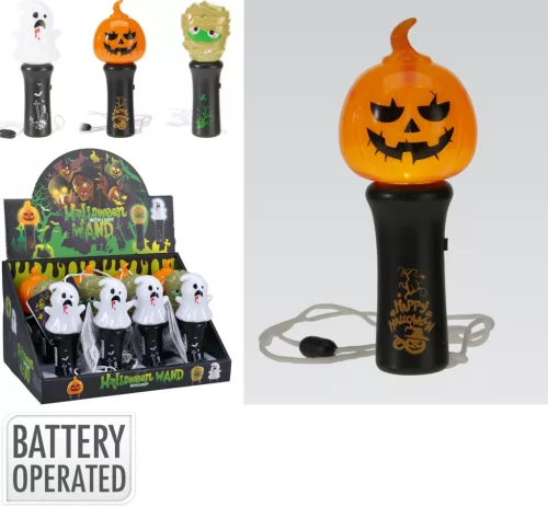 (Halloween) Dekoráció LED 13cm S31900040 (12/gy_48/#)