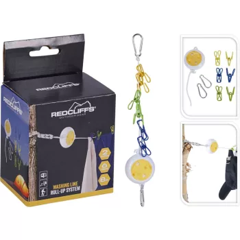  Szárítókötél Műanyag 6 Darab Csipesszel CY8954690 (12/gy_48/#)