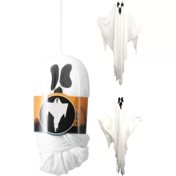   (Halloween) Függő Dekoráció Szellem 31*91cm 477900030 (12/gy_48/#)